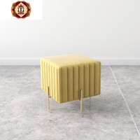 三维工匠北欧换鞋凳布艺沙发脚凳口家用穿鞋客厅长条凳床尾小矮凳子轻奢