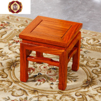 三维工匠花梨木小凳子方凳红木茶几矮凳家用木头沙发凳实木写字板凳椅子