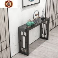 三维工匠新中式实木玄关桌北欧简约现代玄关台端景台条几条案靠墙窄桌供桌