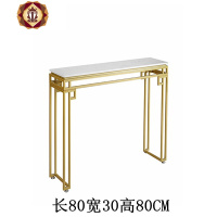 三维工匠后现代轻奢玄关台厅装饰玄关柜简约创意大理石玄关桌靠墙条案