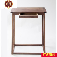 三维工匠居家小物边几中式现代玄关桌台纯实木佛台供桌黑胡色中式禅意案几