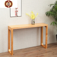 三维工匠新中式实木玄关桌子靠墙条案简约现代厅入户超窄玄关台供桌