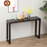 三维工匠新中式实木玄关台桌子靠墙超窄小条案入户端景置物架简约现代供桌