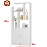 三维工匠简约屏风隔断柜客厅进入户间厅双面储物鞋柜子现代厅玄关酒柜