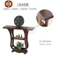 三维工匠条案新中式家用玄关台实木酒店走廊厅现代简约长条供台香案佛台