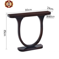 三维工匠中式玄关桌入户靠墙桌客厅隔断实木条案走廊过道端景台窄边置物架