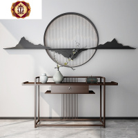 三维工匠仿古玄关台新中式现代简约禅意条案玄关桌子靠墙入户供桌实木案台