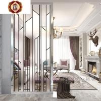 三维工匠现代简约装饰网红客厅隔断墙屏风卧室房间遮挡家用办公室玄关玻璃