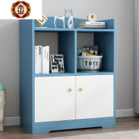 三维工匠靠墙柜子储物柜收纳家用木质客厅简易多层书架书柜落地带飘窗柜