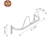 三维工匠浴室运动鞋架卫生间拖鞋架壁挂式不锈钢简易口宿舍省空间球鞋架