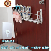 三维工匠后鞋架挂式免钉收纳拖鞋架挂墙壁省空间家用收纳架鞋架置物架