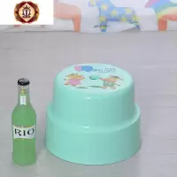三维工匠家用加厚塑料凳子儿童凳成人矮凳小凳子圆凳卡通小板凳脚凳换鞋凳