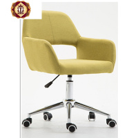 三维工匠北欧办公电脑椅简约家用书房升降旋转滑轮休闲布艺会议职员转椅子