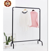 三维工匠落地客厅衣帽架简约帽子架多功能卧室置物架移动挂衣架单杆式