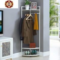 三维工匠挂衣架落地卧室简约现代挂包架衣帽间墙转角置物架三角家用挂衣架