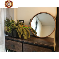 三维工匠壁挂圆镜圆形镜化妆镜梳妆镜浴室镜圆镜镜玄关镜穿衣镜装饰镜