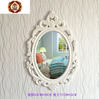 三维工匠创意壁挂浴室镜子欧式梳妆台镜贴墙玄关镜院床头镜挂墙穿衣镜