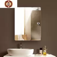 简约黏贴浴室镜子洗手间卫浴镜卫生间镜子无框壁挂镜子化妆镜欧式