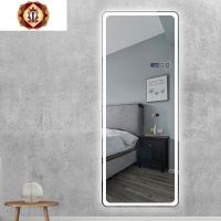 三维工匠无框全身镜子穿衣镜led灯镜壁挂圆角服装店智能试衣镜带灯装饰镜