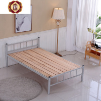 三维工匠单层铁艺床铁床1.5m/1.8m成人学生员工宿舍床现代简约单人铁架床