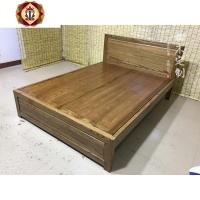三维工匠老榆木床全实木双人床1.8米储物床原木新中式卧室婚床1.5米高脚床