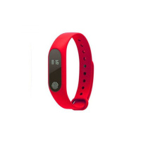 M2智能运动手环多功能心率监测防水蓝牙睡眠计步器学生男表女健康 M2手环红色