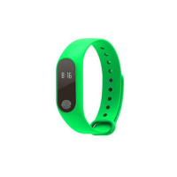 M2智能运动手环多功能心率监测防水蓝牙睡眠计步器学生男表女健康 M2手环绿色