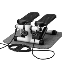 扶手家用踏步机扭腰瘦腰瘦腿机跑步机运动健身器材正品免安装 黑色旗舰款送拉绳垫子