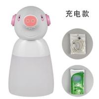康兔自动洗手液泡泡感应机电动洗手机智能泡沫皂液器儿童卡通家用 充电款[白色]+送洗手液1袋+充电线