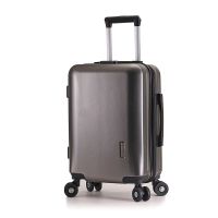 袋鼠密码行李旅行箱轻拉杆箱ins万向轮韩版20寸男女学生24寸箱子 深灰色(双轴承静音轮拉链款) 20寸[登机箱]