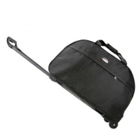 拉杆包短途旅男大容量行李包女登机拉杆箱旅行袋旅行包手提旅游包 黑色英文 中号拉杆包
