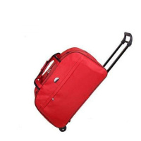 拉杆包短途旅男大容量行李包女登机拉杆箱旅行袋旅行包手提旅游包 红色 大号拉杆包