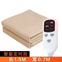 水暖电热毯家用单人双人1.5米1.8米水循环安全三人宿舍水电褥子 【智能定时款】暖心米咖色 三人1.8米长1.5米宽