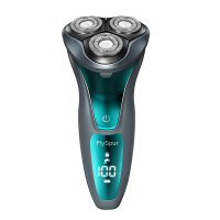 [专柜正品]电动剃须刀刮胡刀胡须刀男士充电式全身水洗车载家用 FC5203灰色 原装标配+三个备用刀头