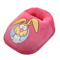 暖脚宝插电电暖脚器电暖鞋加热暖脚垫电热保暖鞋器卡通宿舍 粉色兔子