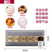 盐袋电加热海盐粗盐热敷包加热艾灸艾包暖宝宝暖宫理疗袋护腰带 高雅灰[+琥珀+多味中药] 6个艾灸包