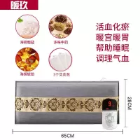盐袋电加热海盐粗盐热敷包加热艾灸艾包暖宝宝暖宫理疗袋护腰带 高雅灰【+琥珀+多味中药】 3个艾灸包