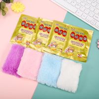 [新款]全新升级毛绒暖手宝 暖贴防寒替换芯自发热暖宝宝贴 暖蛋 毛绒紫色+白色+20个替换芯