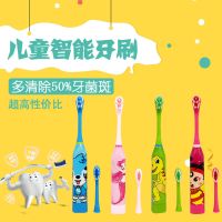 [检查发货]儿童电动牙刷3-6-12岁小女孩软毛牙刷超 新款绿色小恐龙[质量超好检查发货] 一支装[送1电池+送1刷头]