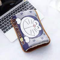 已注水毛绒冬季女暖手宝热宝热水袋充电防爆暖宝已注水拉链可拆洗 哆啦A梦已注水