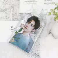 透明热水袋卡通简约冬季暖水袋学生便携迷你注水暖手宝女神必备 易烊千玺 两个装