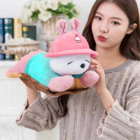 热水袋充电暖手宝宝可拆洗电暖宝宝已注水暖水袋卡通电暖袋泰迪狗 萌萌兔粉色/可拆洗/已注水