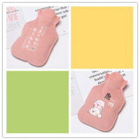 热水袋注水暖肚子大小号暖水袋迷你暖手宝可爱女学生 ()加绒小号[盘他+小仙女]