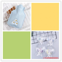 热水袋注水暖肚子大小号暖水袋迷你暖手宝可爱女学生 （）【无绒小号可爱鸭+小圆】