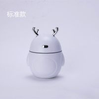 加湿器家用卧室迷你 学生大雾量香薰精油清新可爱USB可充电款萌鹿 经典白 USB标准款(不可蓄电)
