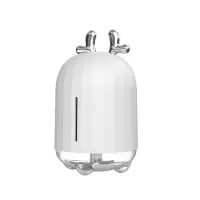加湿器静音家用卧室空气迷你喷雾保湿香薰车载雾化器大雾量补水仪 清新蓝 单机+1充电线+1根棉棒+再送3根