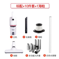 德国吸尘器家用小型大功率静音手持式强力车用吸狗毛大吸力 标配+10件套+1滤芯