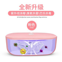 内衣内裤消毒机家用小型毛巾器高温紫外线包衣物裤烘干盒 粉色紫外线+高温消毒