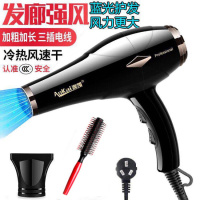 电吹风机家用大功率发廊理发店学生宿舍蓝光护发静音吹风机风筒 发廊款加[风嘴+卷发梳]