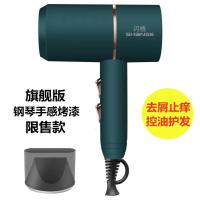 闪格电吹风机家用大功率宿舍用学生网红款风筒发廊静音冷热不伤发 翡翠绿